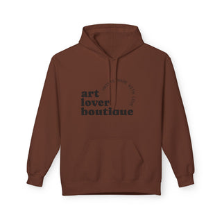 Patriotic LOVE Hoodie — American Flag & Donut Graphic Pullover