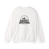 Load image into Gallery viewer, Crewneck Sweatshirt — “TWO years of awesomeness” Sweet Dreams Anniversary Design