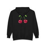Load image into Gallery viewer, Ghost Spirits &amp; Cherry Zip Hoodie — Cute Spooky Moon Graphic Zip-Up