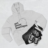 Load image into Gallery viewer, Art Lover Boutique Hoodie — 'Bed Wine &amp; Blue' Graphic Fleece Pullover