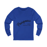 Load image into Gallery viewer, Progress Over Perfection Long Sleeve Tee