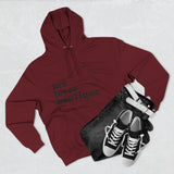 Load image into Gallery viewer, Art Lover Boutique Hoodie — 'Bed Wine &amp; Blue' Graphic Fleece Pullover