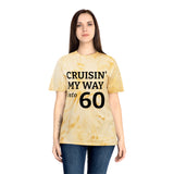Load image into Gallery viewer, Cruisin' My Way Into 60 T-Shirt — Personalized Birthday Crew Tee