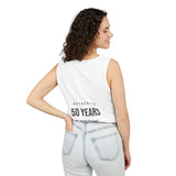 Load image into Gallery viewer, Sarcasm University Tank Top — “Authentic 50 Years of Not Giving a Damn”
