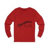 Load image into Gallery viewer, Progress Over Perfection Long Sleeve Tee