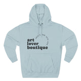 Load image into Gallery viewer, Art Lover Boutique Hoodie — 'Bed Wine &amp; Blue' Graphic Fleece Pullover