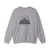Load image into Gallery viewer, Crewneck Sweatshirt — “TWO years of awesomeness” Sweet Dreams Anniversary Design