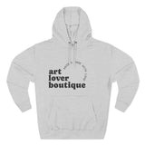 Load image into Gallery viewer, Art Lover Boutique Hoodie — 'Bed Wine &amp; Blue' Graphic Fleece Pullover
