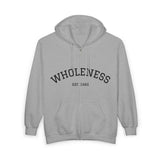 Load image into Gallery viewer, Zip Hoodie — “Wholeness” Front &amp; ‘Merica Peace Hand Back (Patriotic)