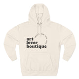 Load image into Gallery viewer, Art Lover Boutique Hoodie — 'Bed Wine &amp; Blue' Graphic Fleece Pullover