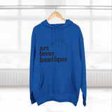 Load image into Gallery viewer, Art Lover Boutique Hoodie — 'Bed Wine &amp; Blue' Graphic Fleece Pullover