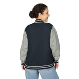 Load image into Gallery viewer, Ghost Trio Letterman Jacket — Cute Halloween Varsity Jacket