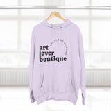 Load image into Gallery viewer, Art Lover Boutique Hoodie — 'Bed Wine &amp; Blue' Graphic Fleece Pullover