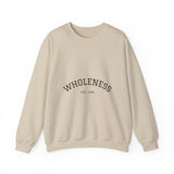 Load image into Gallery viewer, Wholeness Crewneck Sweatshirt — Minimal Wellness Pullover (Est. 1995)