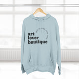 Load image into Gallery viewer, Art Lover Boutique Hoodie — 'Bed Wine &amp; Blue' Graphic Fleece Pullover