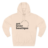 Load image into Gallery viewer, Art Lover Boutique Hoodie — 'Bed Wine &amp; Blue' Graphic Fleece Pullover