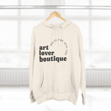 Load image into Gallery viewer, Art Lover Boutique Hoodie — 'Bed Wine &amp; Blue' Graphic Fleece Pullover