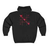 Load image into Gallery viewer, Floral Skull Zip Hoodie — Gothic Floral Portrait Full‑Zip Sweatshirt