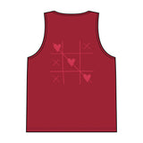 Load image into Gallery viewer, Tank Top — Red Wine &amp; Blue Patriotic Wine Lover Graphic