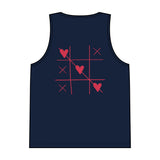 Load image into Gallery viewer, Tank Top — Red Wine &amp; Blue Patriotic Wine Lover Graphic
