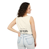 Load image into Gallery viewer, Sarcasm University Tank Top — “Authentic 50 Years of Not Giving a Damn”