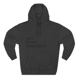 Load image into Gallery viewer, Art Lover Boutique Hoodie — 'Bed Wine &amp; Blue' Graphic Fleece Pullover