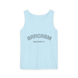 Load image into Gallery viewer, Sarcasm University Tank Top — “Authentic 50 Years of Not Giving a Damn”