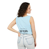 Load image into Gallery viewer, Sarcasm University Tank Top — “Authentic 50 Years of Not Giving a Damn”