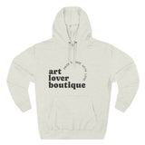 Load image into Gallery viewer, Art Lover Boutique Hoodie — 'Bed Wine &amp; Blue' Graphic Fleece Pullover