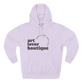 Load image into Gallery viewer, Art Lover Boutique Hoodie — 'Bed Wine &amp; Blue' Graphic Fleece Pullover