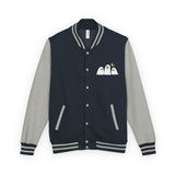 Load image into Gallery viewer, Ghost Trio Letterman Jacket — Cute Halloween Varsity Jacket